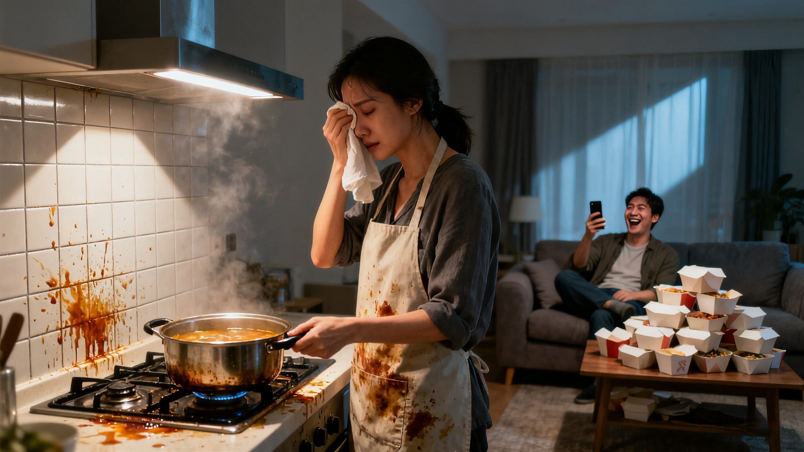 【阜陽(yáng)心理咨詢中心】不要使用漫畫風(fēng)格?；橐鰧＜也桓艺f(shuō)的實(shí)話：過度 “懂事”，正掏空你的婚姻